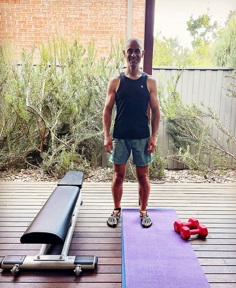 Joseph Khoury, Founder of EA Designs and creator of the ErgoBench